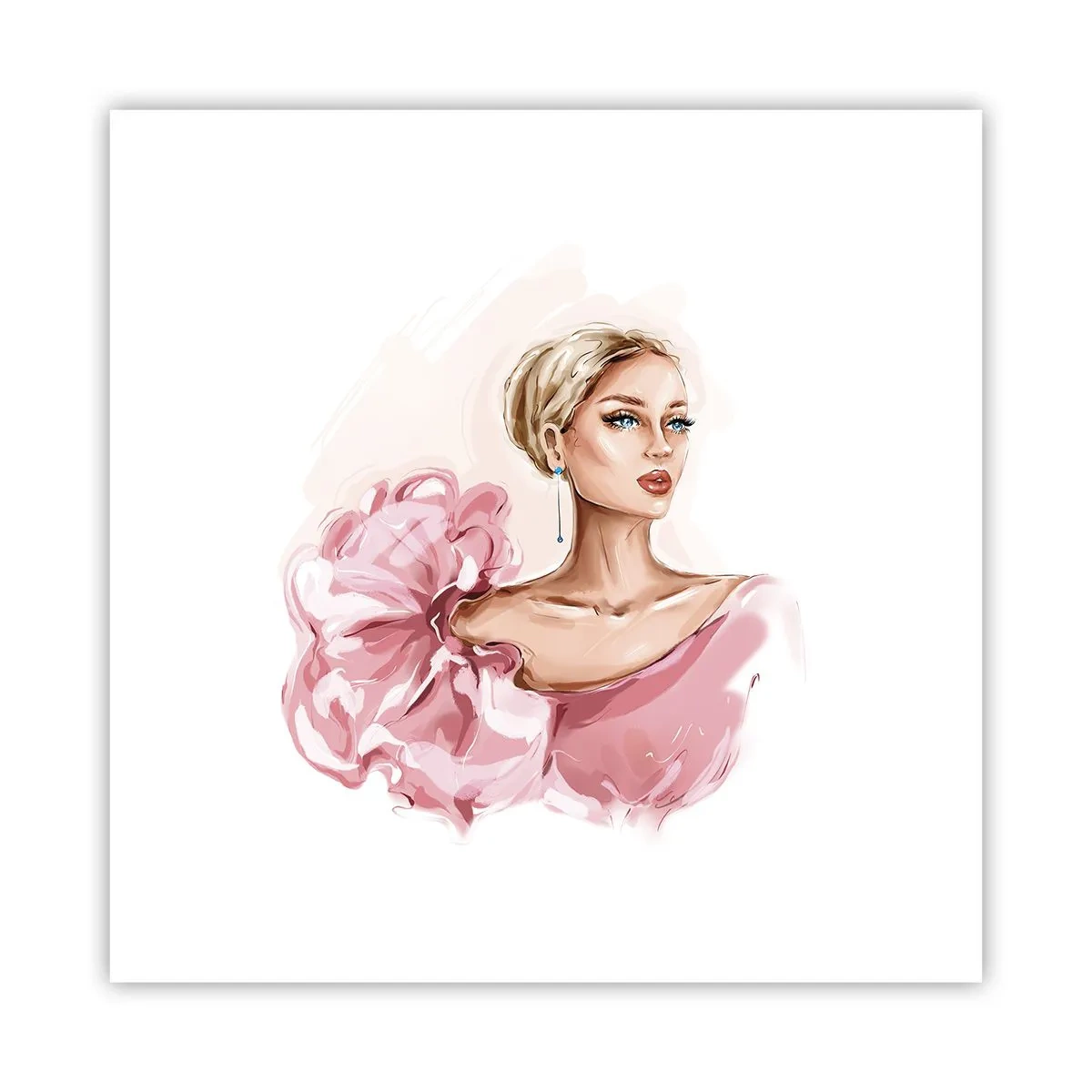 Póster - Recuérdame como una pintura... - 30x30 cm