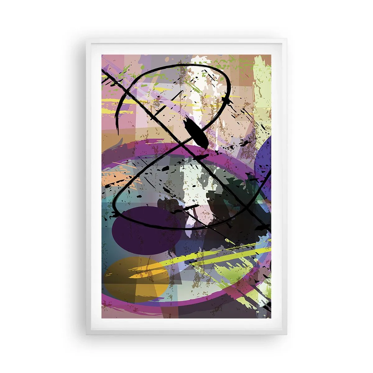 Póster en marco blanco - Siempre hay más de un camino - 61x91 cm