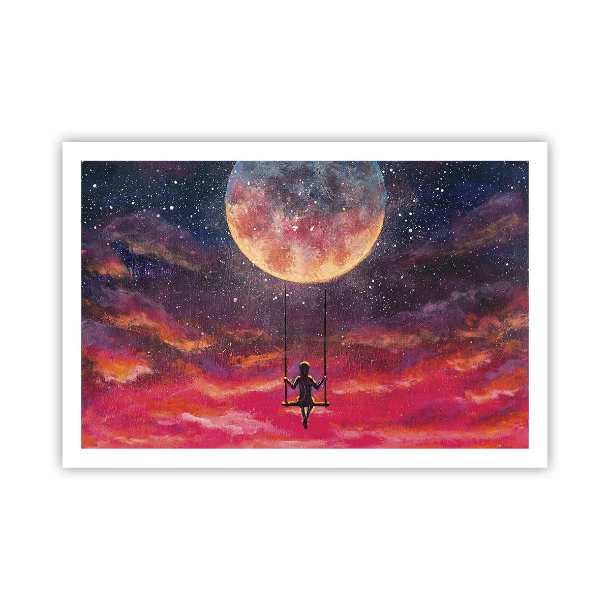 Póster - Disfrutar de las nubes - 91x61 cm