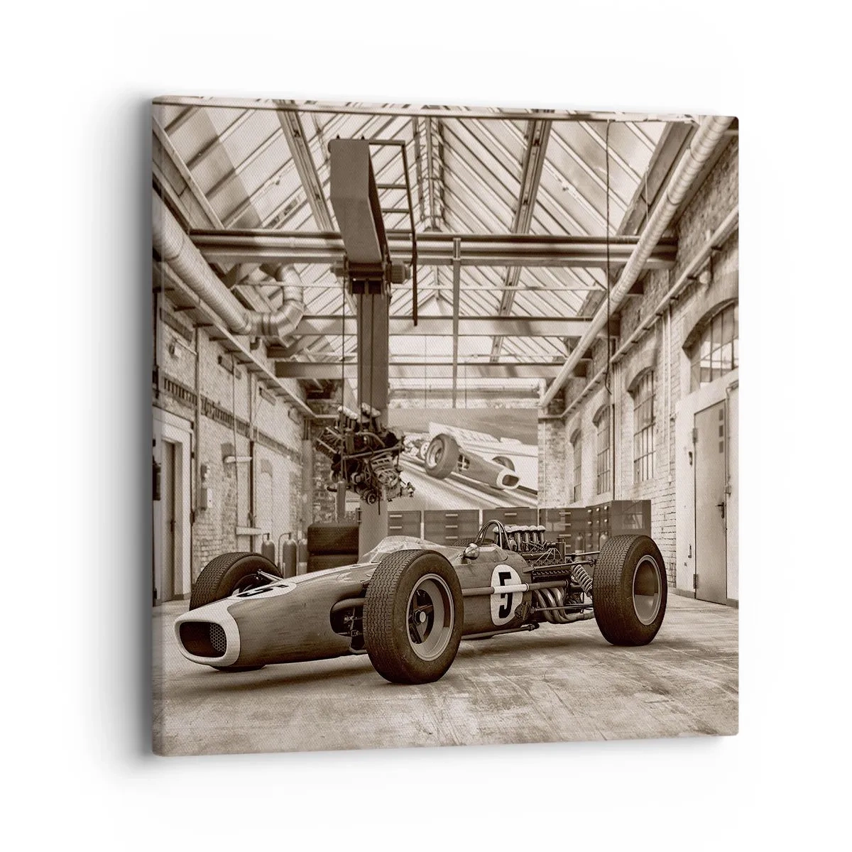 Cuadro sobre lienzo - Impresión de Imagen - El descanso del vencedor - 40x40 cm