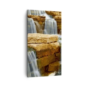 Cuadro sobre lienzo - Impresión de Imagen - Escalera al cielo - 45x80 cm