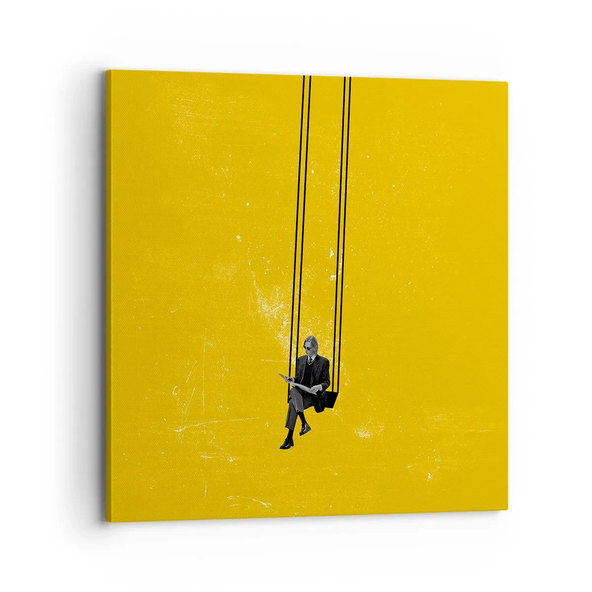 Cuadro sobre lienzo - Impresión de Imagen - Un día como cualquier otro - 70x70 cm