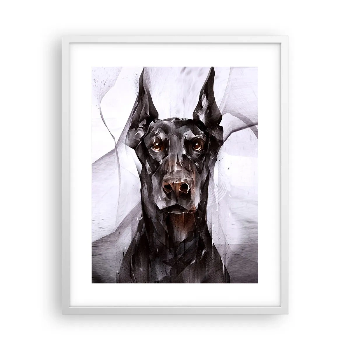 Póster en marco blanco - Nacido noble - 40x50 cm