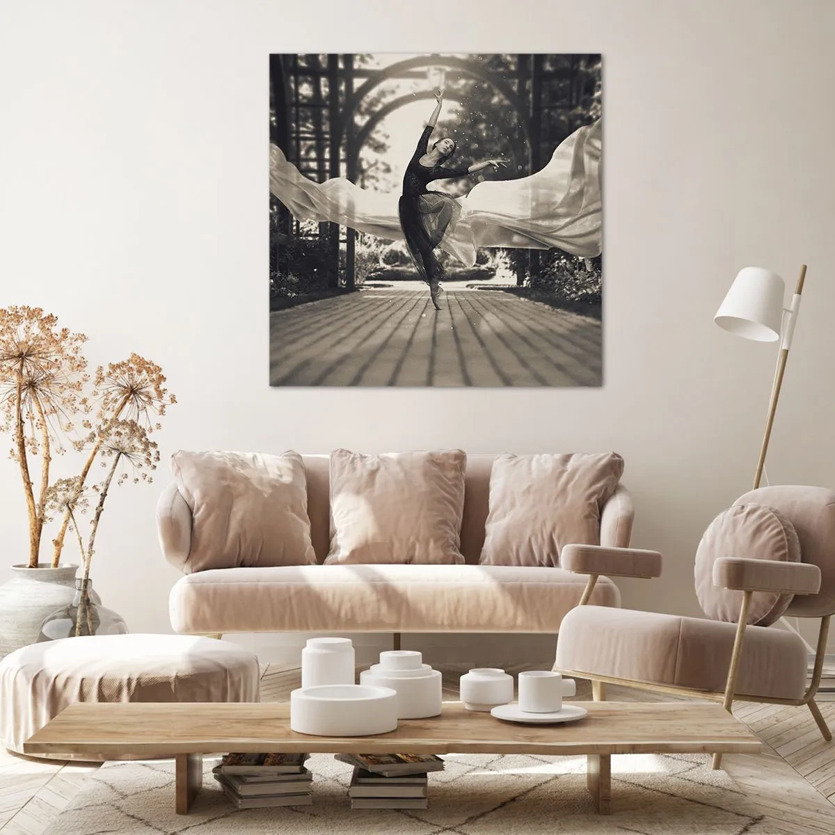 Cuadro sobre lienzo - Impresión de Imagen - Danza del espíritu del jardín - 60x60 cm