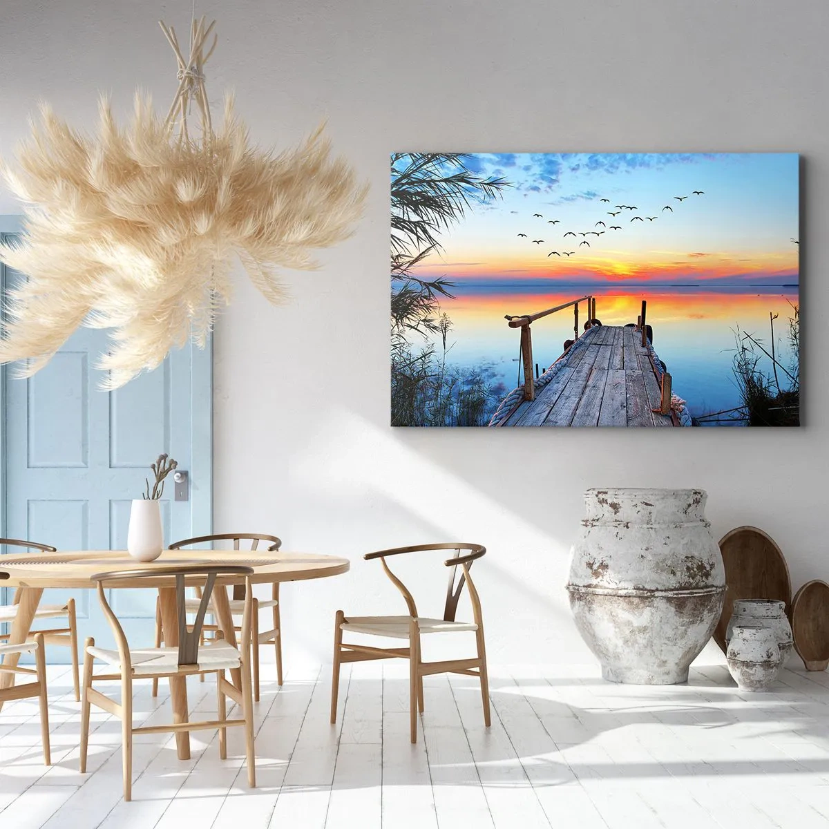 Cuadro sobre lienzo - Impresión de Imagen - Es hora de volver... - 70x50 cm