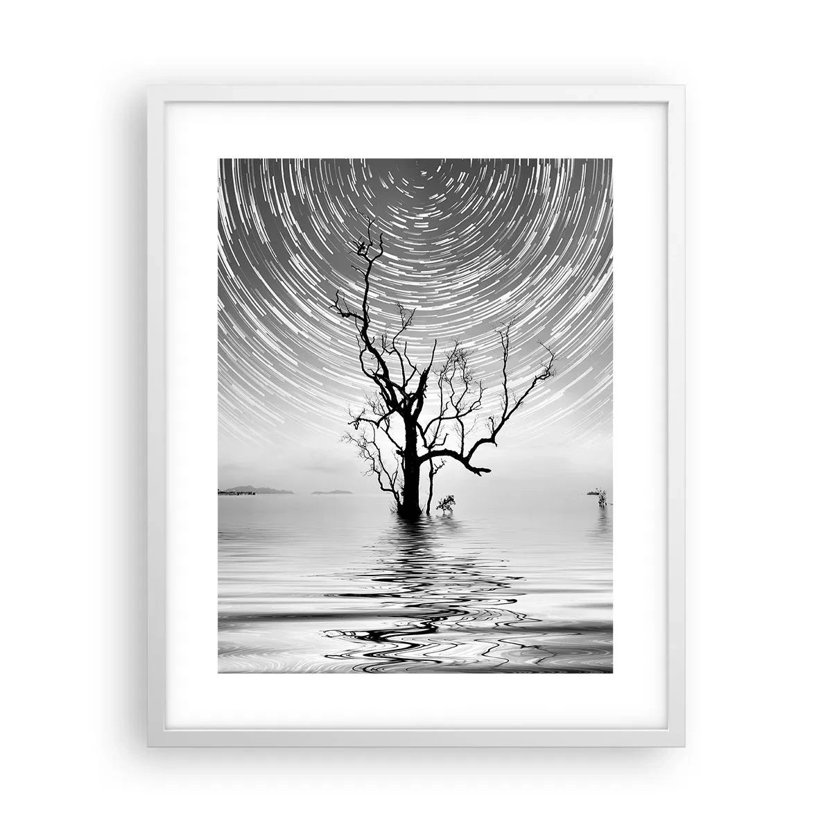 Póster en marco blanco - Una sinfonía de la naturaleza - 40x50 cm