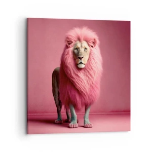 Cuadro sobre lienzo - Impresión de Imagen - Y ya no me tienes miedo - 70x70 cm