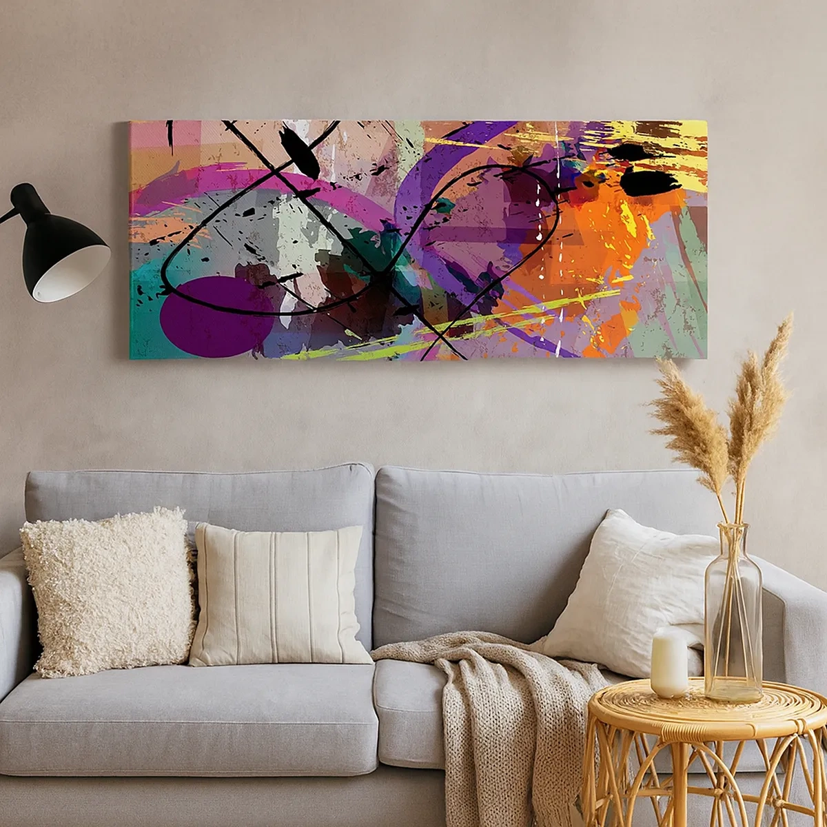 Cuadro sobre lienzo - Impresión de Imagen - Siempre hay más de un camino - 30x30 cm