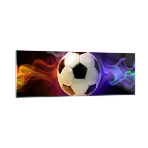 Cuadro sobre vidrio - Impresiones sobre Vidrio - El poder mágico del juego - 90x30 cm