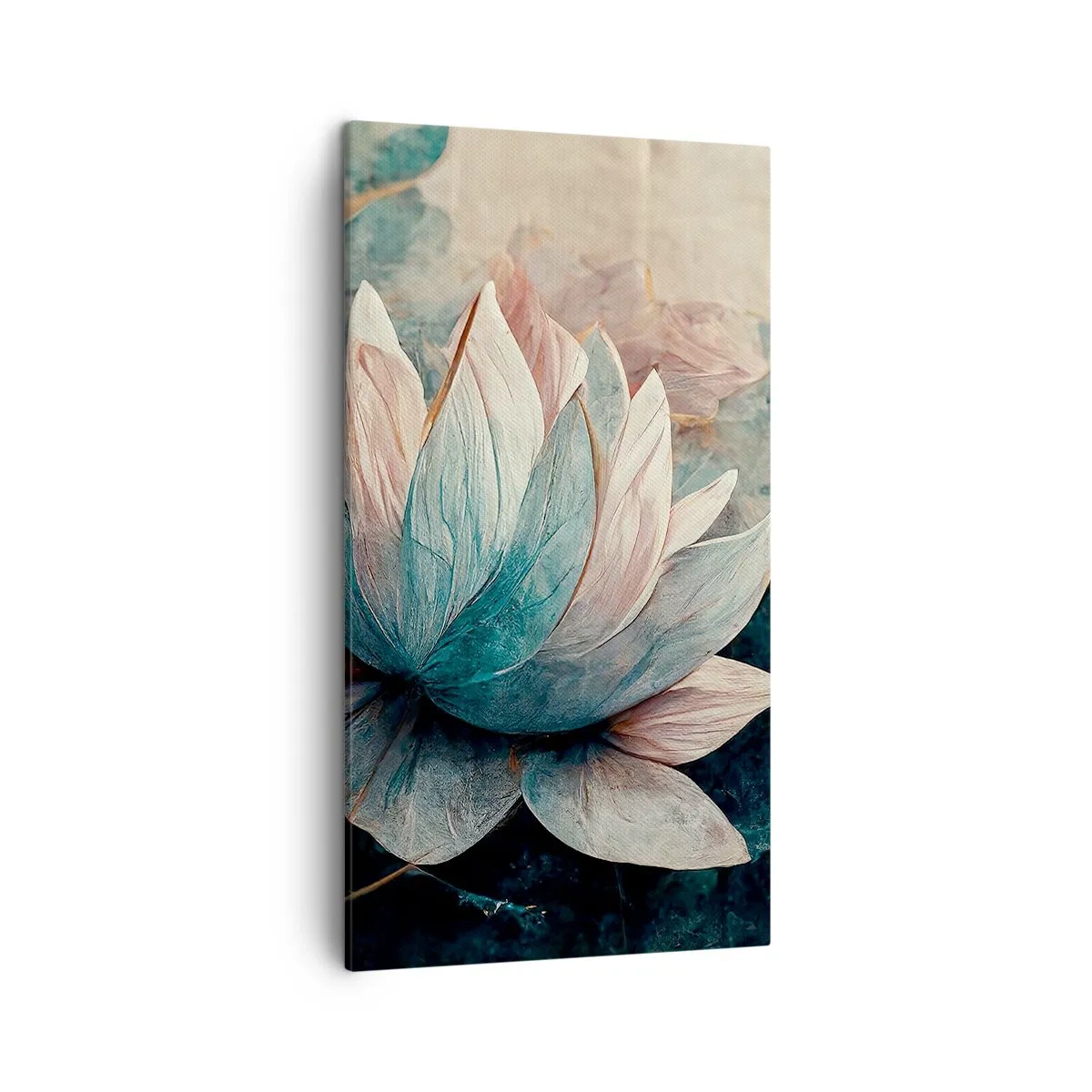 Cuadro sobre lienzo - Impresión de Imagen - Estrellas de lago - 45x80 cm