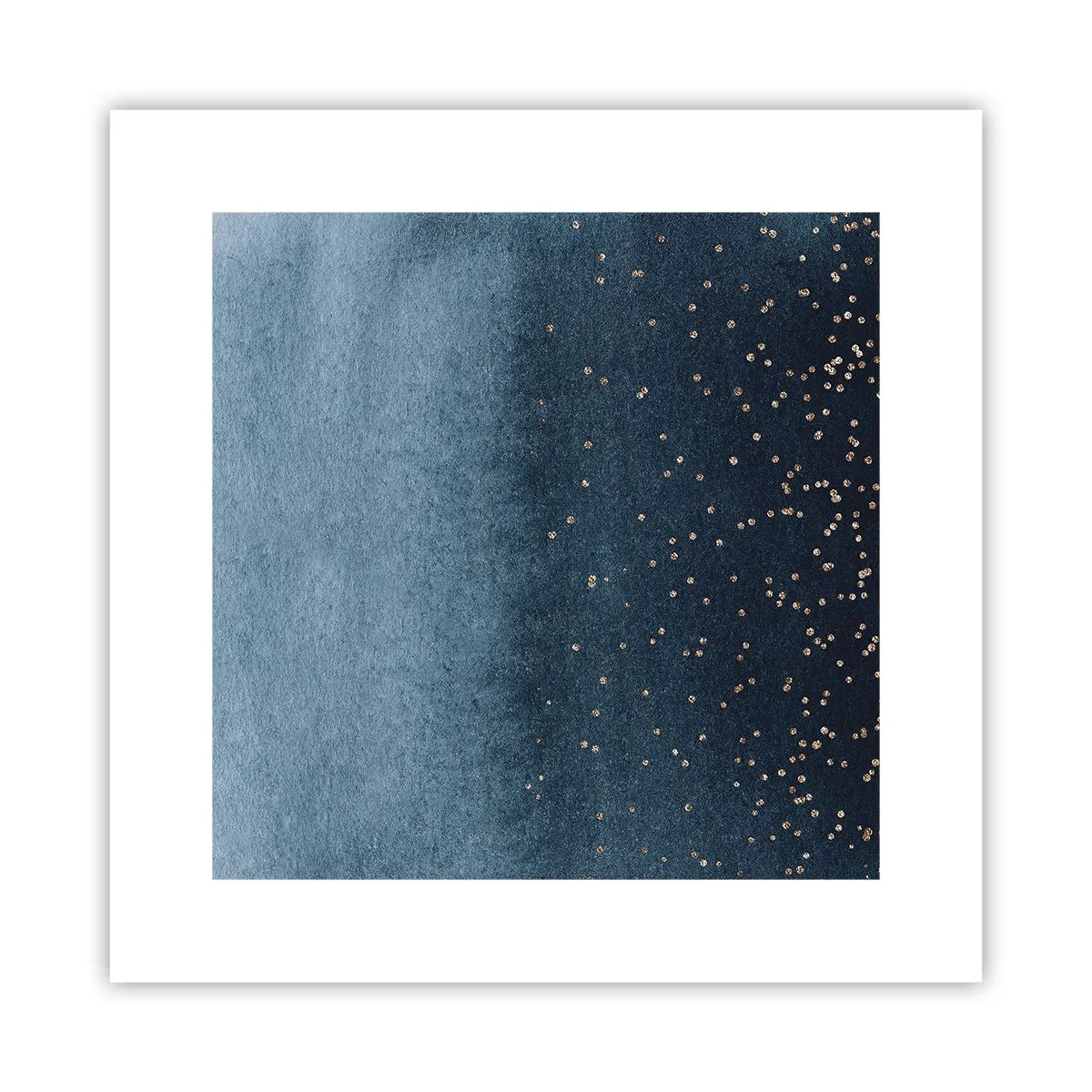 Póster - Composición - fases azules - 30x30 cm
