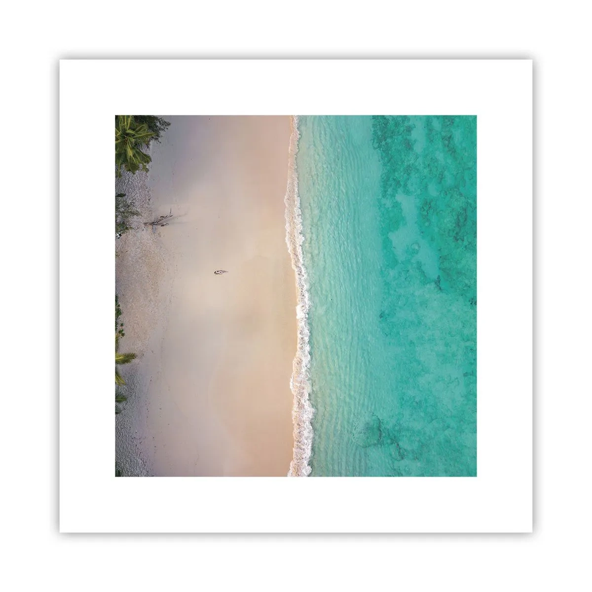 Póster - Playa del paraíso - 30x30 cm