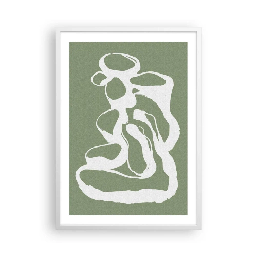 Póster en marco blanco - La llamada del espacio - 50x70 cm