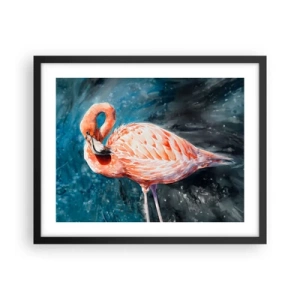 Póster en marco negro - Decorativo por naturaleza - 50x40 cm