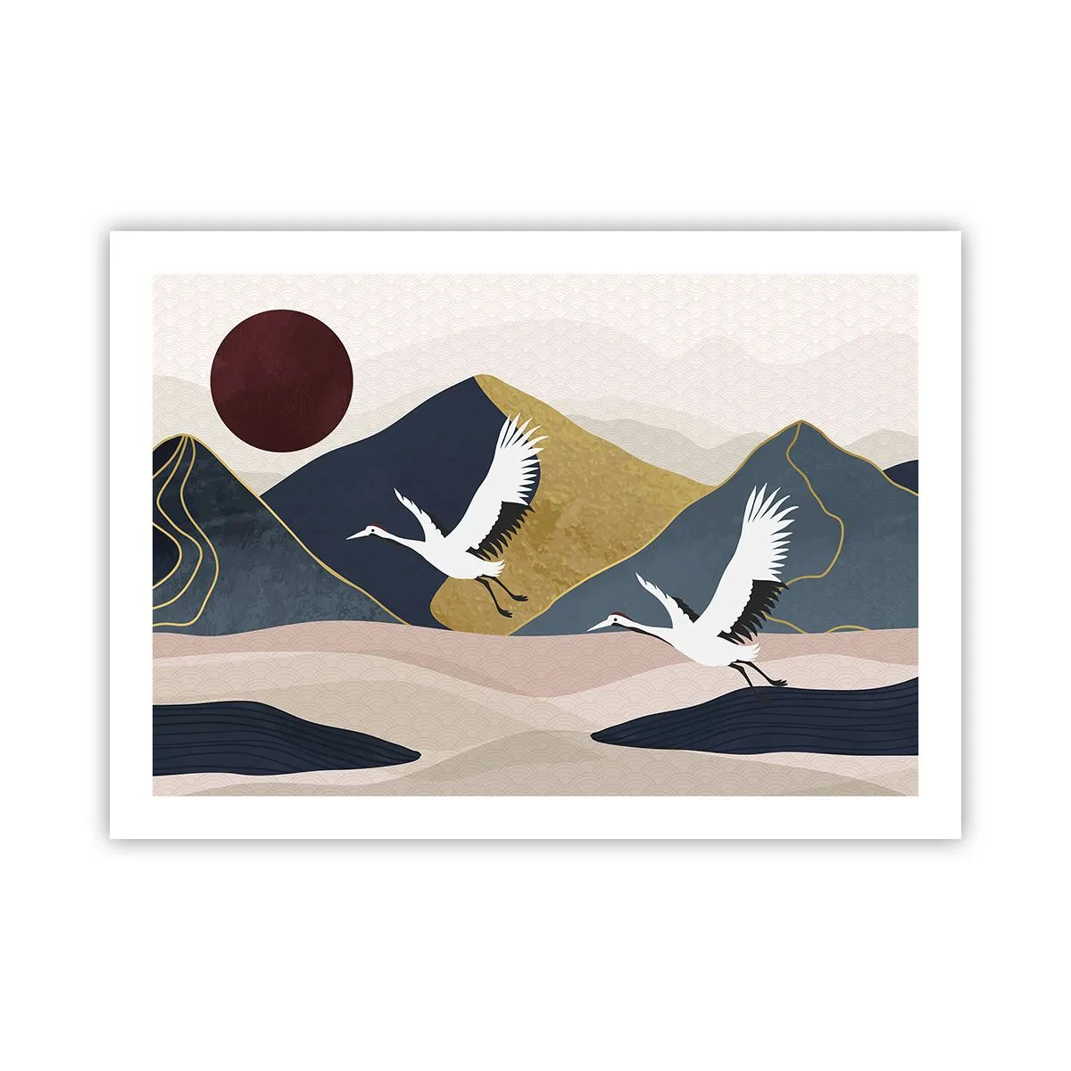 Póster - Y el día ha vuelto a pasar volando - 70x50 cm