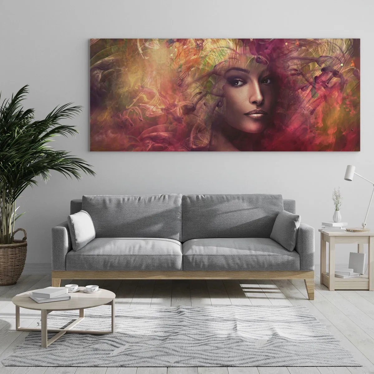 Cuadro sobre vidrio - Impresiones sobre Vidrio - ¡Aquí estoy! - 100x40 cm