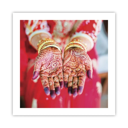 Póster - Ritual con las manos - 50x50 cm