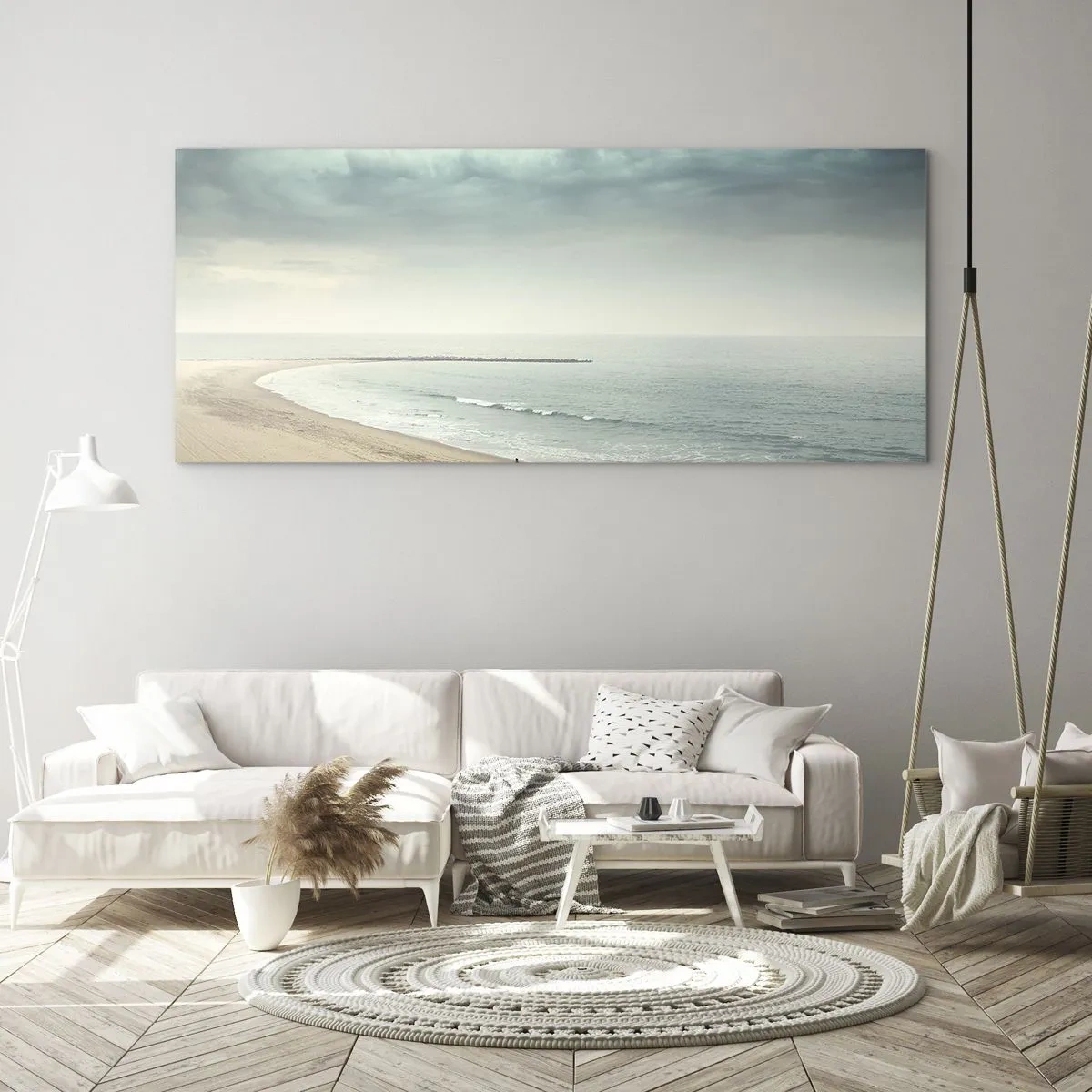 Cuadro sobre vidrio - Impresiones sobre Vidrio - En busca de la paz - 100x40 cm