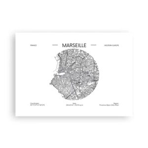 Póster - Anatomía de Marsella - 70x50 cm