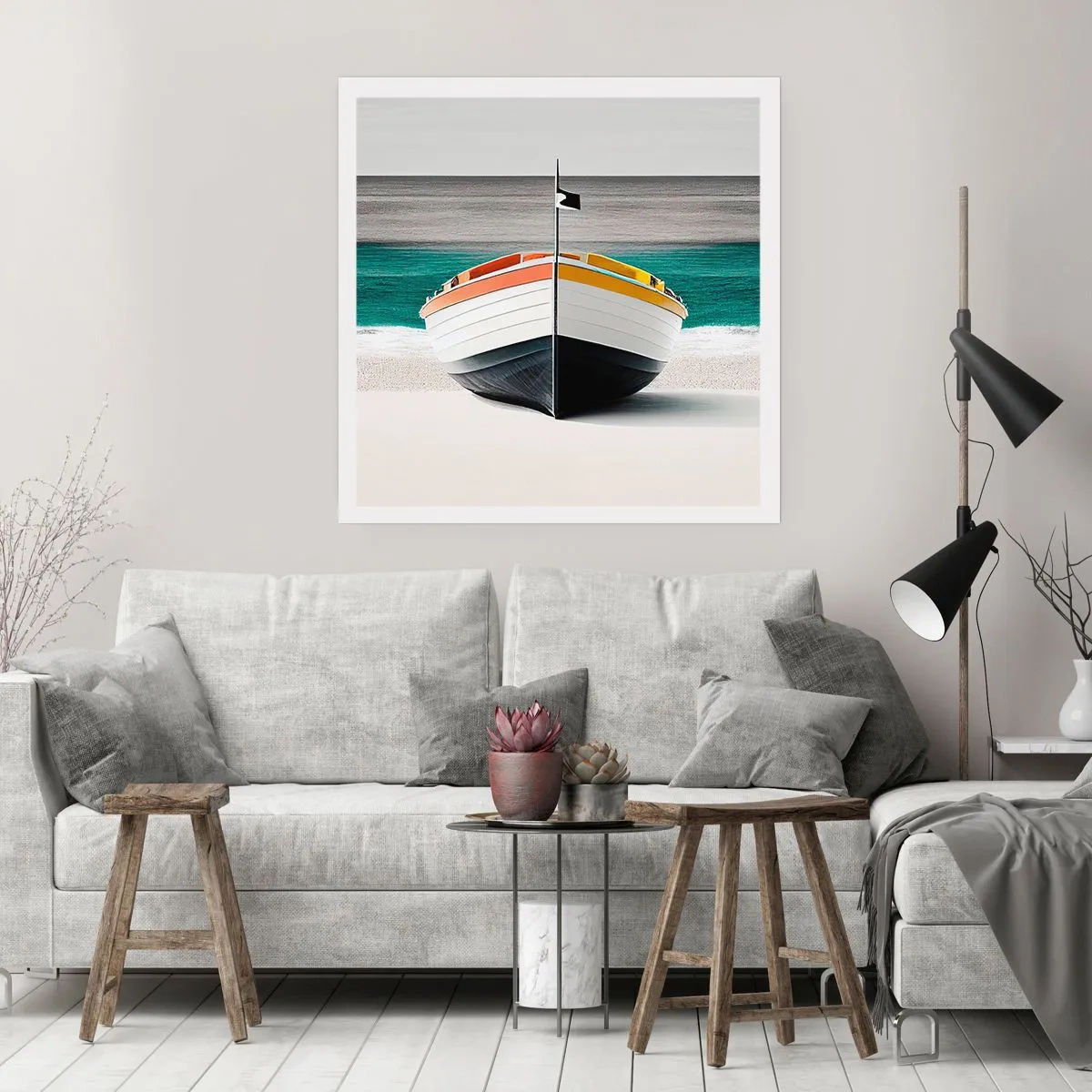 Póster - En su lugar exacto - 60x60 cm