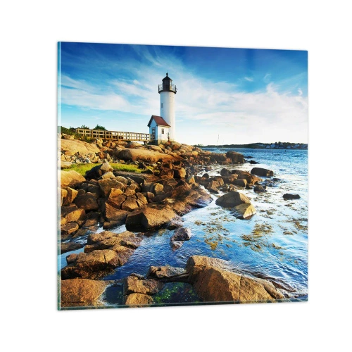 Cuadro sobre vidrio - Impresiones sobre Vidrio - Esperando vuestro regreso - 30x30 cm