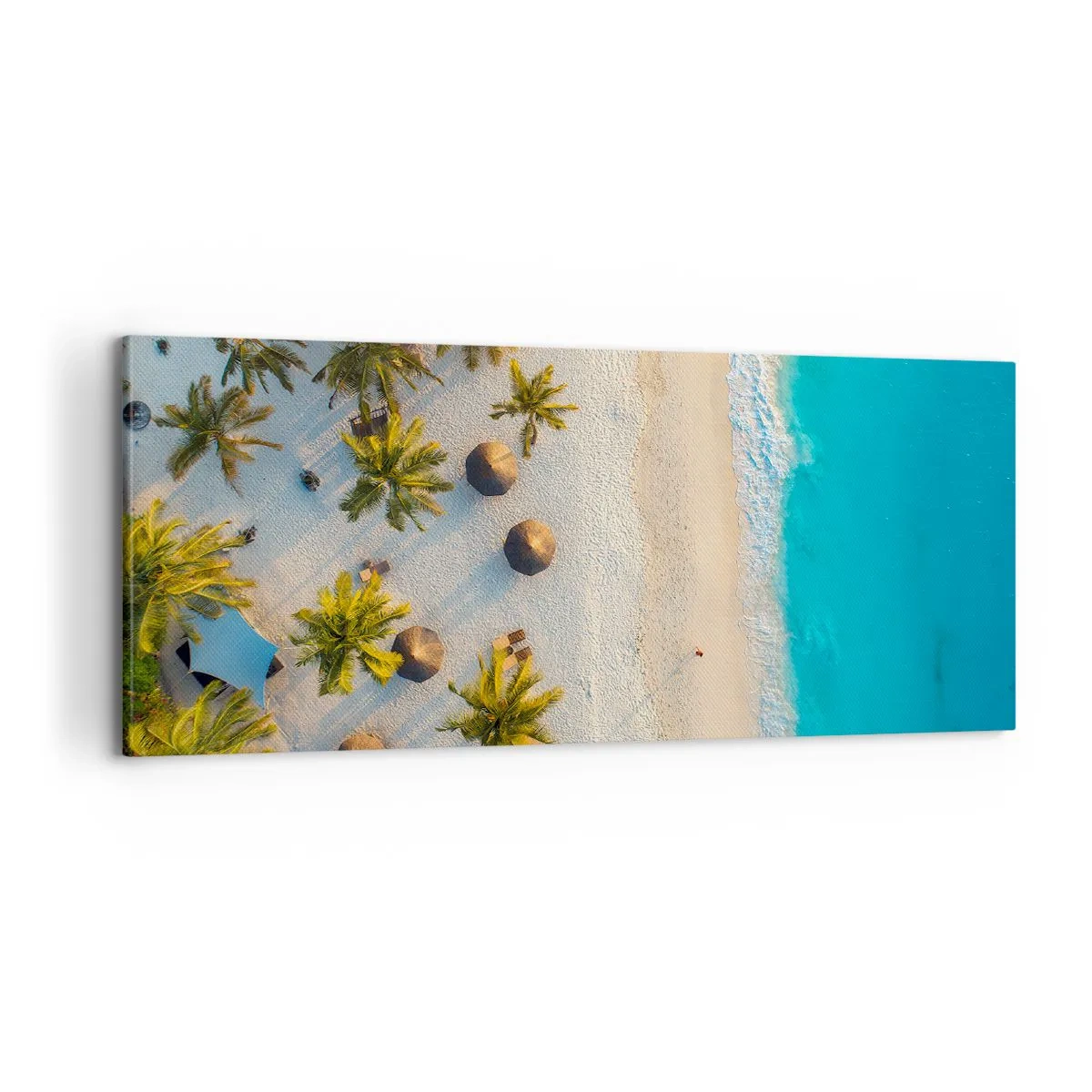 Cuadro sobre lienzo - Impresión de Imagen - Bienvenidos al paraíso - 100x40 cm