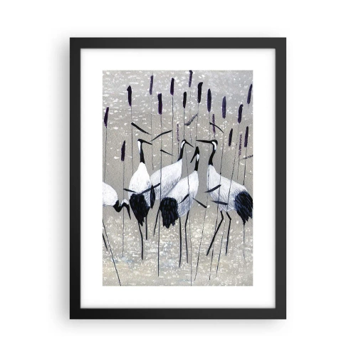 Póster en marco negro - Entre los suyos - 30x40 cm