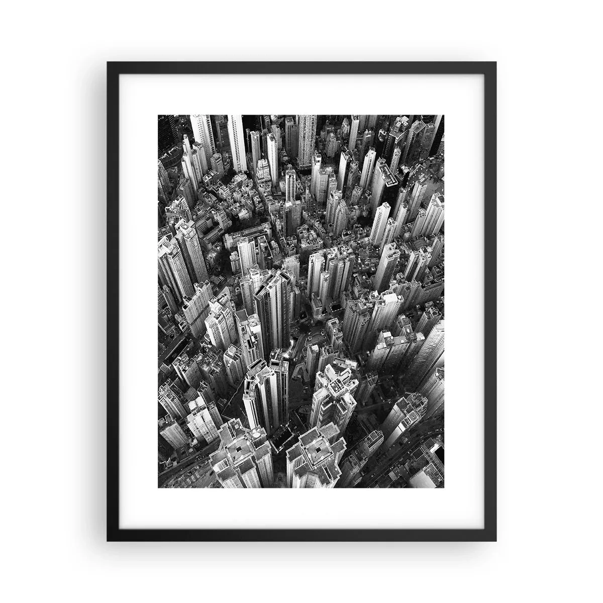 Póster en marco negro - Cada vez más alto - 40x50 cm