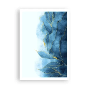 Póster - Oro y azul - 70x100 cm