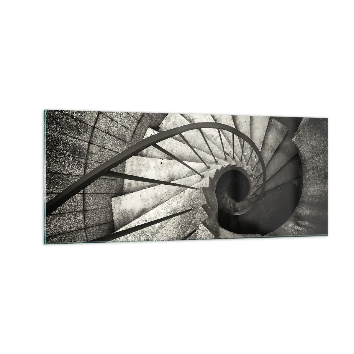 Cuadro sobre vidrio - Impresiones sobre Vidrio - Escaleras arriba, escaleras abajo - 100x40 cm