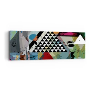 Cuadro sobre lienzo - Impresión de Imagen - Qué sencillo es - 90x30 cm