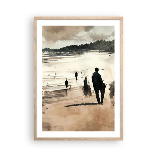 Póster en marco roble claro - Un sueño evocado - 50x70 cm