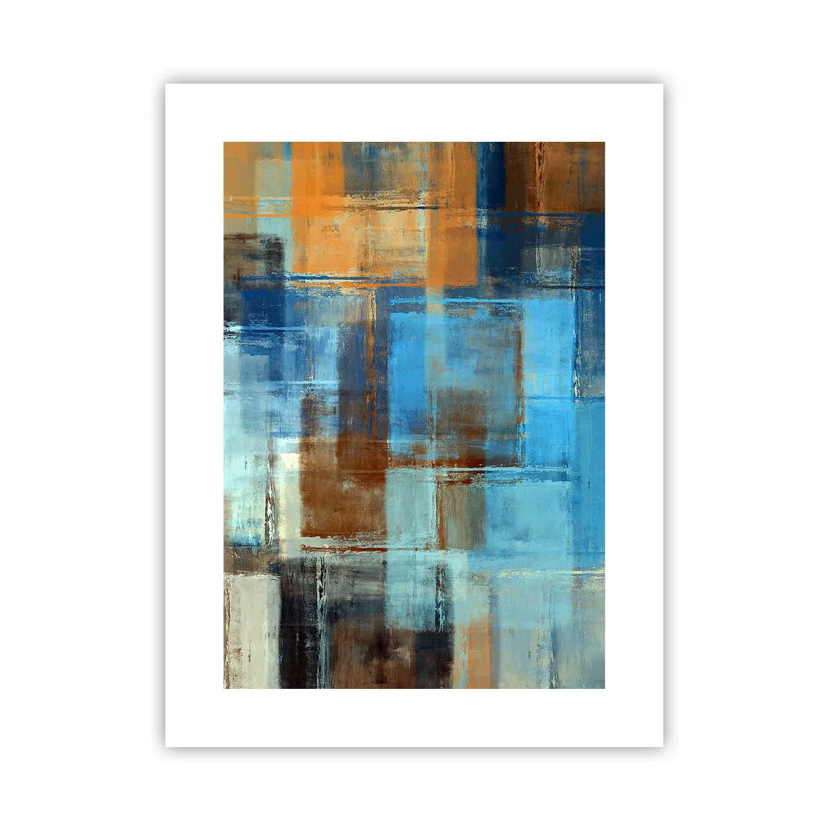 Póster - A través del velo azul - 30x40 cm