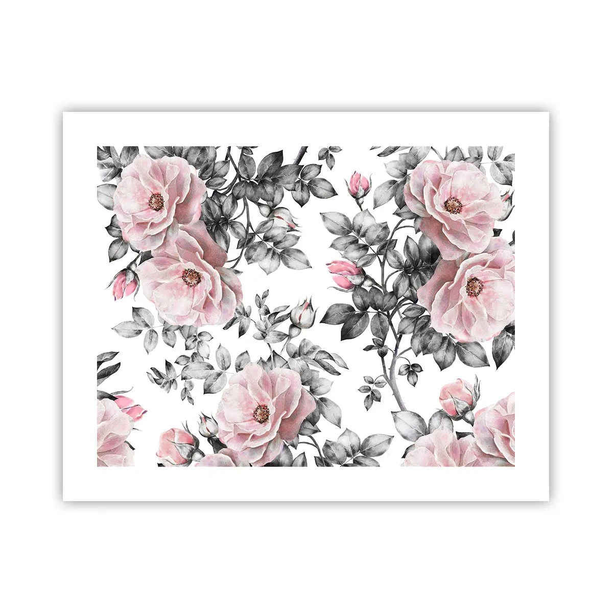 Póster - Entre las rosas - 50x40 cm