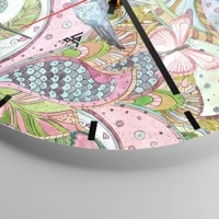 Esfera sin numeración, con rayas