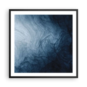 Póster en marco negro - En las profundidades - 60x60 cm