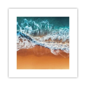 Póster - Siempre a la par - 30x30 cm