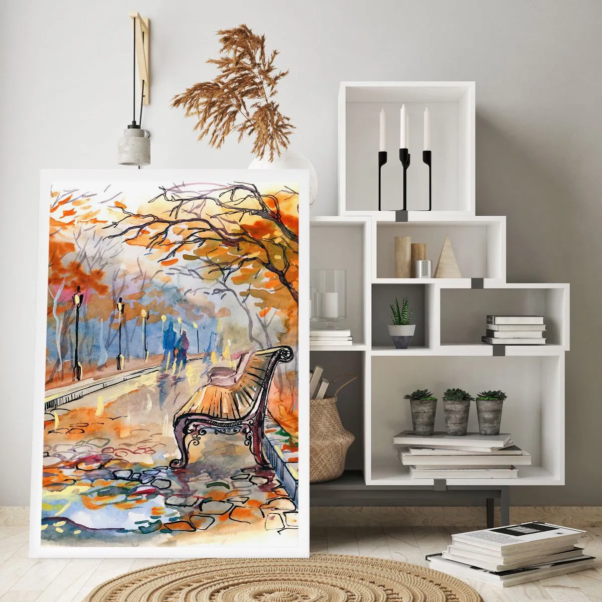 Póster - Caminemos juntos hacia el otoño - 61x91 cm