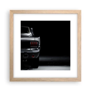 Póster en marco roble claro - El encanto de los clásicos - 30x30 cm