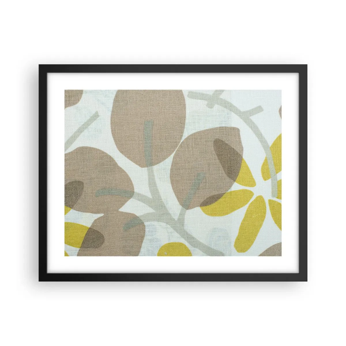 Póster en marco negro - Composición a pleno sol - 50x40 cm