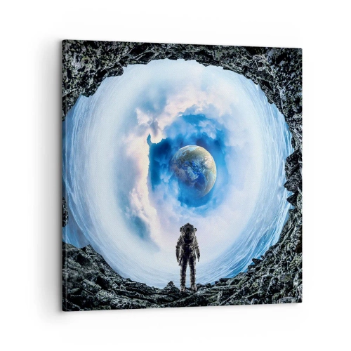 Cuadro sobre lienzo - Impresión de Imagen - No muy lejos de casa - 60x60 cm