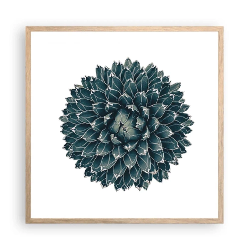Póster en marco roble claro - Estrella del desierto - 60x60 cm