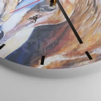 Esfera sin numeración, con rayas