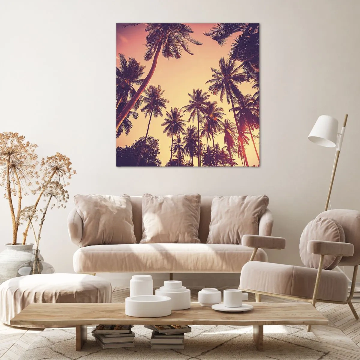 Cuadro sobre lienzo - Impresión de Imagen - Variante tropical - 30x30 cm