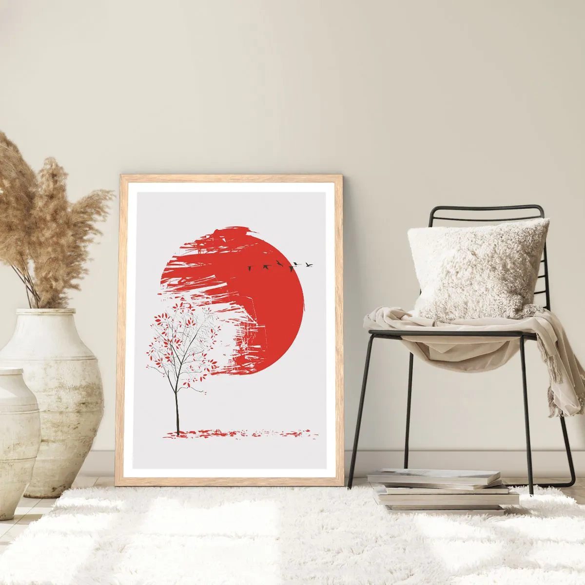 Póster en marco roble claro - ¿Conoces este país? - 50x70 cm