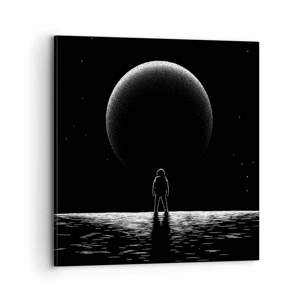 Cuadro sobre lienzo - Impresión de Imagen - Cara a cara - 70x70 cm