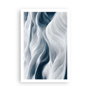 Póster - Olas blancas y azules - 61x91 cm