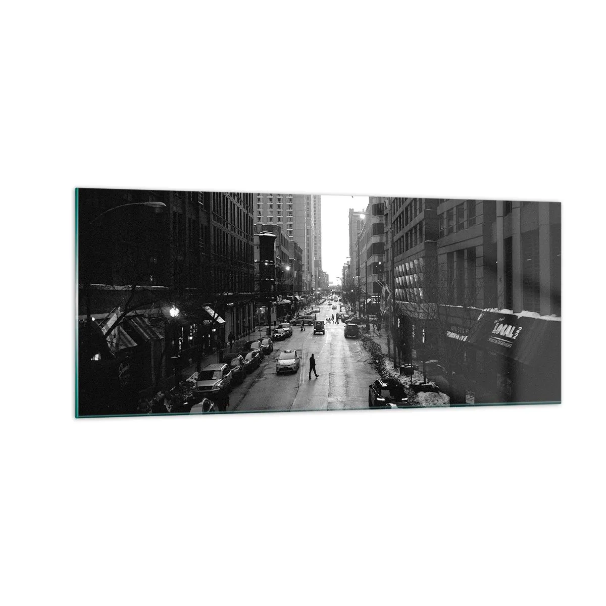 Cuadro sobre vidrio - Impresiones sobre Vidrio - Un día como otro cualquiera - 100x40 cm