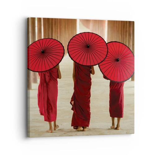 Cuadro sobre lienzo - Impresión de Imagen - En el camino a la Tierra Pura - 30x30 cm