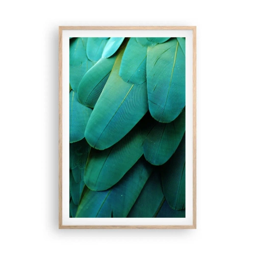 Póster en marco roble claro - La precisión de la naturaleza  - 61x91 cm